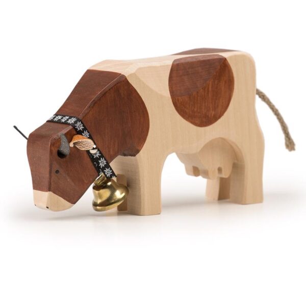 Kuh 2 fressend Red-Holstein