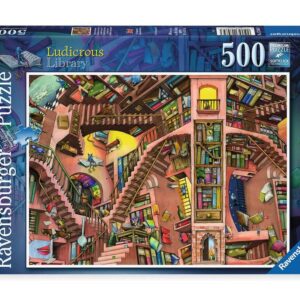 Puzzle Die verrückte Bibliothek