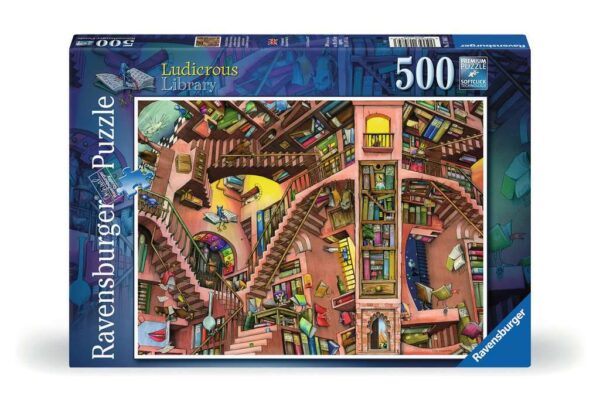 Puzzle Die verrückte Bibliothek