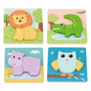 Spielba Puzzle mit 4 Tieren