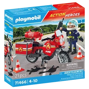 Feuerwehrmotorrad am Unfallort