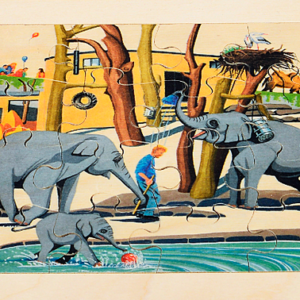 Puzzle 16-teilig Elefant