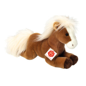 Pferd liegend hellbraun 30 cm