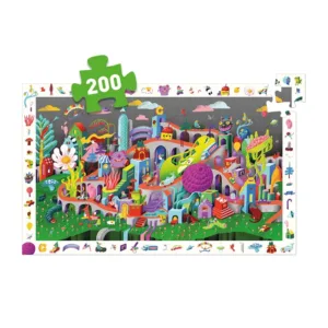 Puzzle Observation Wimmelpuzzle Crazy Town
