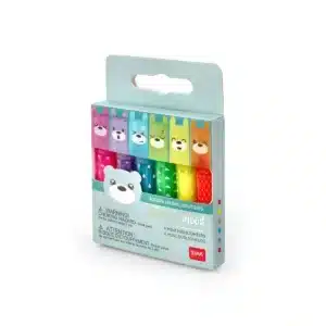 Set aus 6 Mini-Textmarker Teddys Mood