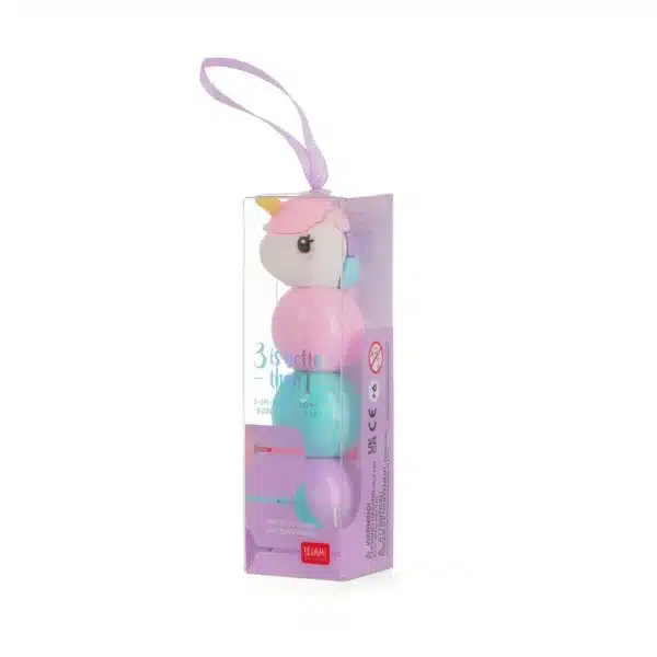 Textmarker 3 in 1 Einhorn