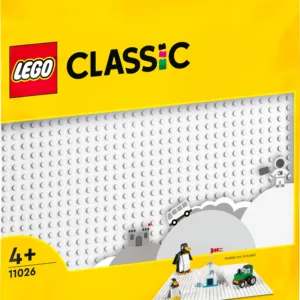 Bauplatte weiss Lego Classic