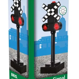 Blinkendes Bahnsignal