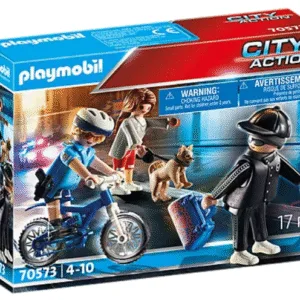 Polizei Fahrrad: Verfolgung des Taschendiebs